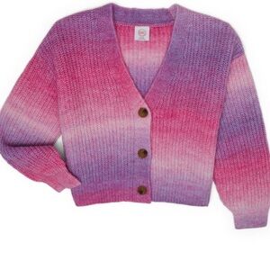 Wonder Nation Girl’s Gradient Pink and Purple Cardigan! NWT! Size XS!